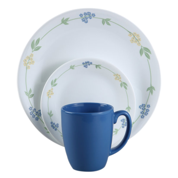Corelle Secret Garden 16 Piece Dinnerware Set, Service for 4 & Reviews